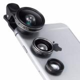 TaoTronics スマホ用カメラレンズキット クリップ式3点セット(魚眼、マクロ、広角レンズ)